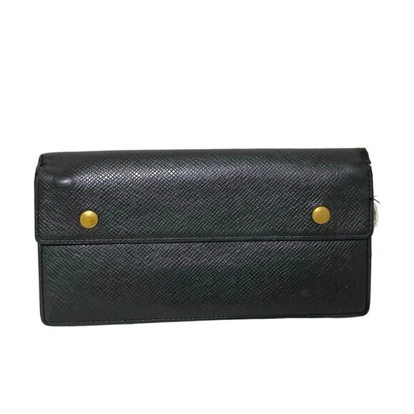 Auth LOUIS VUITTON Portefeuille Accordeon Ardoise Taiga - TH0035 - Picture 1 of 12
